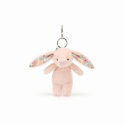 Jellycat Blossom Blush Bunny Bag Charm Australia | 843590LSQ